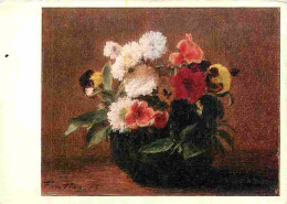 Art - Peinture - Bouquet De Fleurs - Nature Morte - CPM - Voir Scans Recto-Verso - Schilderijen