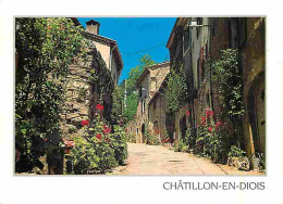 26 - Chatillon En Diois - Une Rue Fleurie - Vieilles Pierres - CPM - Voir Scans Recto-Verso - Châtillon-en-Diois