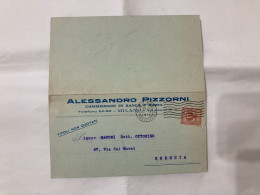 CARTOLINA PUBBLICITARIA SCIPOFILIA ALESSANDRO PIZZORNI MILANO 1913. - Documents Historiques