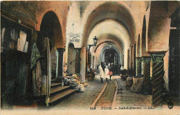 Tunisie - Tunis - Souk El Attarine - Animée - Colorisée - Correspondance - CPA - Voyagée En 1917 - Voir Scans Recto-Vers - Tunisie