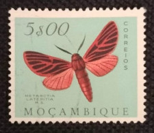 MOZPO0403U5 - Mozambique Butterflies  - 5$00 Used Stamp - Mozambique - 1953 - Mosambik