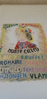 Affiche Lithographique Originale Galerie RAPAIRE " Constantin Terechkovitch " Monaco Monte-Carlo - Manifesti