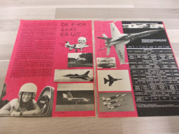 Reportage Uit Oud Tijdschrift 1974 - De F-104 Gaat Er Uit - Starfighters - Ohne Zuordnung
