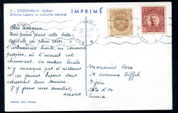 RC 27342 SUEDE 1957 CROISIERE AMORA CARTE PUBLICITAIRE POUR DIJON COTE D'OR FRANCE - Covers & Documents