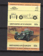 Invicta 4.5 Litre Sport  (1931)  -  2v Se-tenant MNH  -   Grenadines Of St Vincent - Automobili
