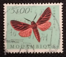 MOZPO0403U7 - Mozambique Butterflies  - 5$00 Used Stamp - Mozambique - 1953 - Mozambique