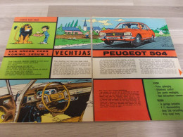 Reportage Uit Oud Tijdschrift 1970 - Peugeot 504 Vechtjas - Een Kroon Voor Koning Leeuw - Non Classés