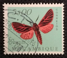 MOZPO0403U9 - Mozambique Butterflies  - 5$00 Used Stamp - Mozambique - 1953 - Mosambik