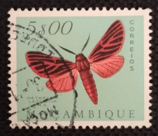 MOZPO0403UC - Mozambique Butterflies  - 5$00 Used Stamp - Mozambique - 1953 - Mosambik