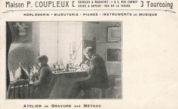 D4583 TOURCOING Maison P.COUPLEUX Atelier De Gravure Sur Metaux - Tourcoing