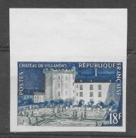 FRANCE 1954 - Y&T N° 995 - Non Dentelé - Neuf * - Château De Villandry - 1951-1960