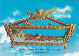 Santino Sacro Corpo Di S.fortunata V. E M. Venerata A Baucina( Pa ) - Images Religieuses