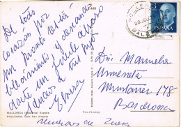 54566. Postal POLLENSA (Baleares) 1975, Vista De Cala San Vicente - Cartas & Documentos