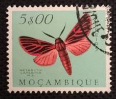MOZPO0403UF - Mozambique Butterflies  - 5$00 Used Stamp - Mozambique - 1953 - Mosambik