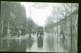 PARIS AVENUE DAUMESNIL - Inondations De 1910