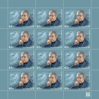 Russia 2023. 100th Birth Anniversary Of R. Gamzatov, Poet (MNH OG) Sheet - Neufs