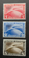 DR 1931 - NEUF**/MNH - Série Complète Mi 456 / 458 - POLARFAHRT ZEPPELIN - NACHDRUCK - REIMPRESSION - Lire Descriptif - Zeppelins