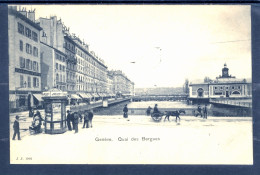 22076 Genève - Quai Des Bergues - Animée - Carte Moins Courante - Autres & Non Classés