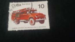 CUBA- 1980-90   10  C.     DAMGALI - Gebruikt