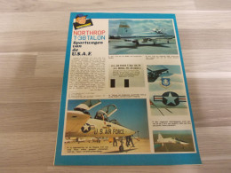 Reportage Uit Oud Tijdschrift 70s - Northrop T-38 Talon - Sportwagen Van De U.S.A.F. - Non Classés