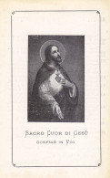 Santino Sacro Cuore Di Gesu' - Images Religieuses