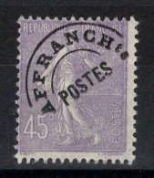 Preo - Variete - YV 46b " T Surélevé " NSG MNG (*) Cote 13 Euros - 1893-1947