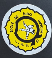 AUTOCOLLANT A.S. ST MEDARD ECOLE DE JUDO - SPORT ARTS MARTIAUX - 33 GIRONDE - Autocollants