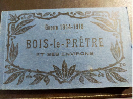 S16074 Carnet Complet De 15 Cartes Bois Le Prêtre Et Ses Environs - Guerre 1914_1918 - Altri & Non Classificati