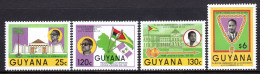 Guyana 1986 President Burnham Commemoration Set HM (SG 1908-1911) - Guyane (1966-...)