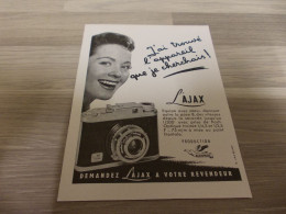 Reclame Advertentie Uit Oud Tijdschrift 1951 - L'Ajax Appareil Photographie - Advertising