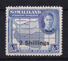 Somaliland Protectorate: 1951   KGVI - Surcharge    SG134     2/- On 3R     Used  - Somaliland (Protettorato ...-1959)