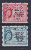 Somaliland Protectorate: 1957   Opening Of Legislative Council OVPT     Used  - Somaliland (Herrschaft ...-1959)
