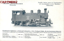 LA FURKA URI SOCIETE SUISSE CONSTRUCTION LOCOMOTIVES MACHINES WINTERTHUR TRAIN LOCOMOTIVE ZUG BAHN TRAMWAY - Autres & Non Classés