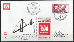 Martin Mörck. Denmark 2000. Danish Revue. Michel 1215 On Special Cover. Signed. - Brieven En Documenten