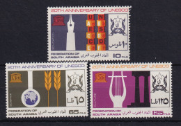 Aden - South Arabia (Federation): 1966   U.N.E.S.C.O.    MH - Aden (1854-1963)