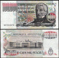 Argentina 100,000 Pesos ND 1979 P-308 UNC Hyperinflation Series - Argentinien