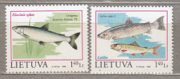 LITHUANIA 1998 Fauna Fishes MNH(**) Mi 671-672 # Lt694 - Fische