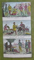 Belle Image éducative - Tripartite : Jeanne D'Arc - Revers De Fortune - Je Meurs Sans Peur Et Sans Reproche - Geschiedenis