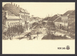 113379/ NOVI SAD, Zeljeznička Street, In 1902, From An Old Picture-postcard  - Serbie
