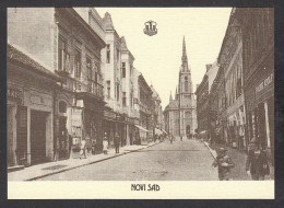 113376/ NOVI SAD, Look Of The Onetime *small* Futoška Street, In 1920, From An Old Picture-postcard - Serbie