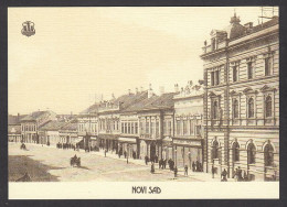 113378/ NOVI SAD, View Of The Main Street With Shops In The Commercial District, In 1925, From An Old Picture-postcard  - Serbie