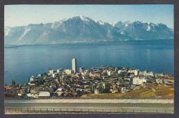 110213/ MONTREUX, Vue Générale Depuis L'autoroute Du Léman - Montreux