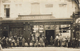 D4604 LILLE Carte Photo  Quincaillerie St Eloi Desreumaux Galliez - Lille