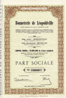 Titre De 1951 - Bonneterie De Léopoldville - Sté Congolaise Par Actions à Responsabilité Limitée - Africa