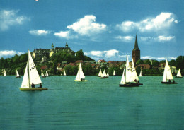 PLOEN, SCHLESWIG-HOLSTEIN, BOAT, ARCHITECTURE, GERMANY, POSTCARD - Plön