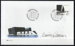 Martin Mörck. Denmark 1999. Inauguration Of The Royal Library. Michel 1222 FDC. Signed. - FDC