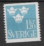 1939-69 MNH  Sweden, 3-crowns  Postfris** - Nuovi