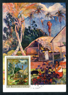 RC 27350 HONGRIE 1969 PAUL GAUGUIN TABLEAU MUSEUM OF FINE ART BUDAPEST CARTE MAXIMUM FDC 1er JOUR TB - Maximumkarten (MC)