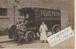 75019 - Camion De Livraison  FELIX POTIN  N°62 - 97 à 103 Bld De Sébastopol  ( Carte Photo  2/2 ) Postée Rue D'Allemagne - Distrito: 19