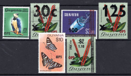 Guyana 1981 Officials - Overprints Set HM (SG O17-O22) - Guyane (1966-...)